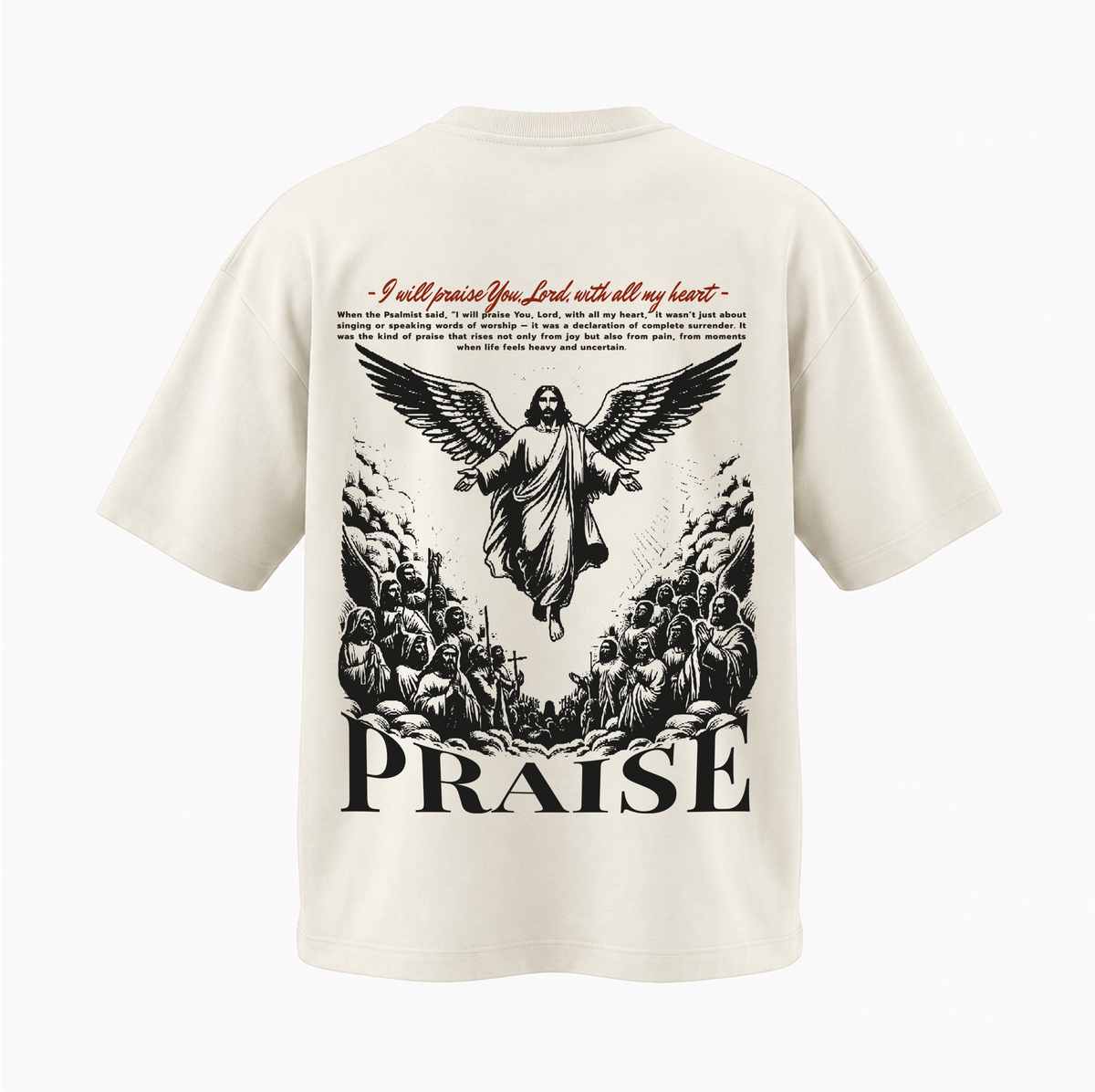 OVERSIZE BLANCA Ó HUESO - PRAISE