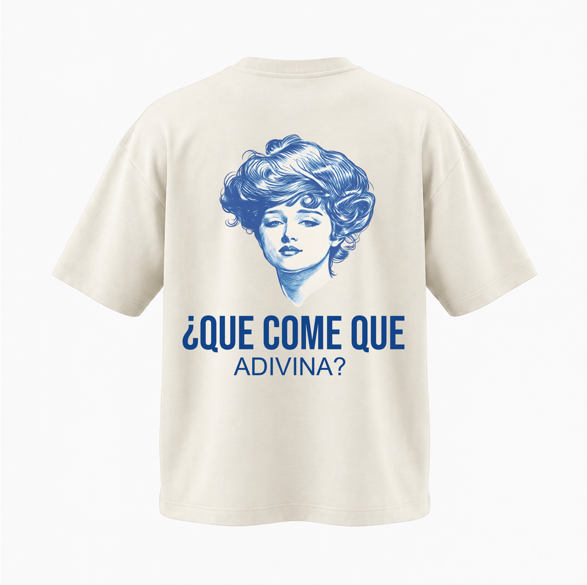 OVERSIZE BLANCA Ó HUESO - QUE COME QUE ADIVINA