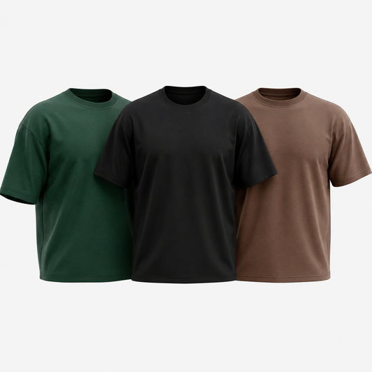 PACK X3 BASICAS OVERSIZE EN PACK $62.000 C/U