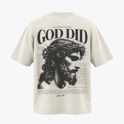 OVERSIZE BLANCA Ó HUESO - GOD DID