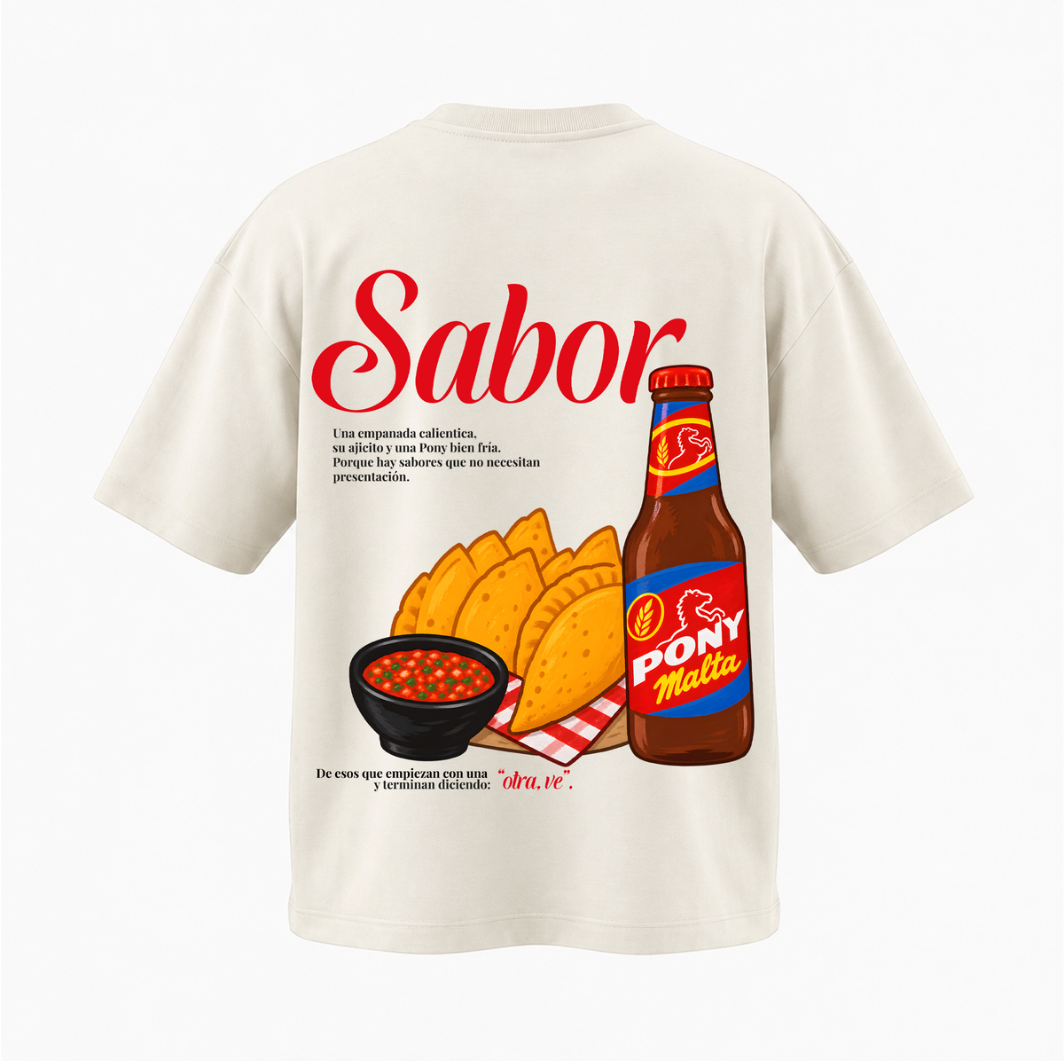 OVERSIZE BLANCA Ó HUESO - EMPANADAS