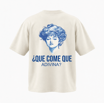 OVERSIZE BLANCA Ó HUESO - QUE COME QUE ADIVINA