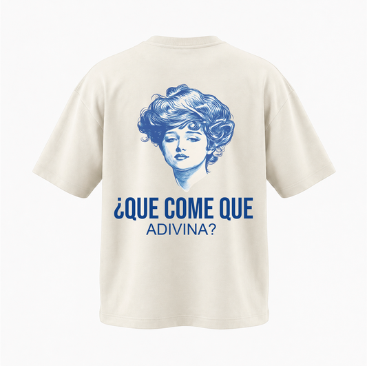 OVERSIZE BLANCA Ó HUESO - QUE COME QUE ADIVINA